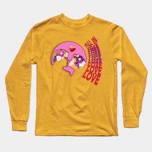 Fall In Love Couple Long Sleeve T-Shirt